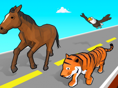 Animal Transform Race background